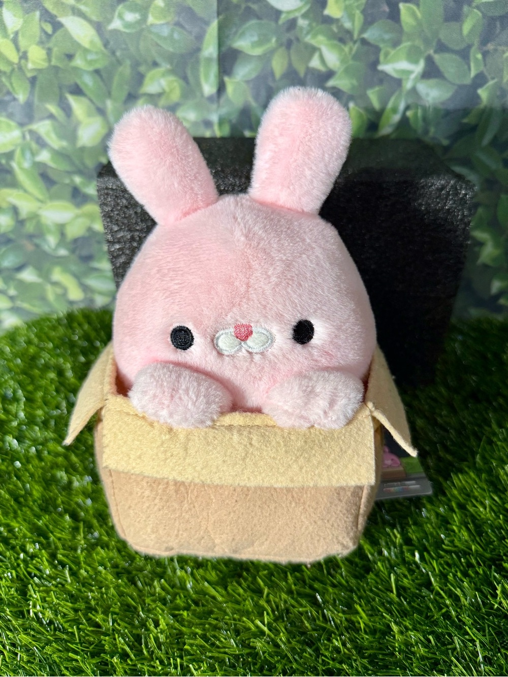 Takashoji Pink Bunny Rabbit in Box Plush Stuffed Animal New